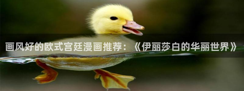 age漫画网：画风好的欧式宫廷漫画推荐：《伊丽莎白的华丽世界》
